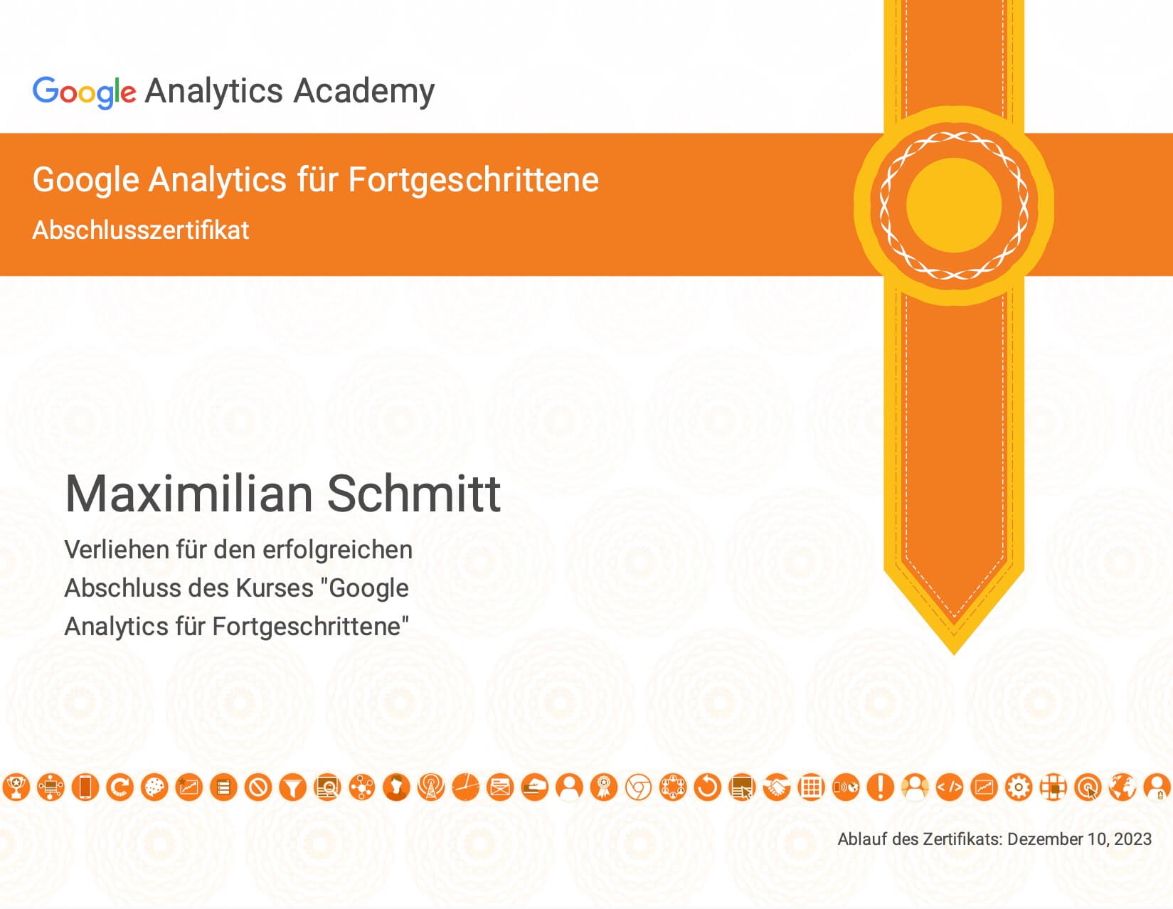 Google Analytics Fortgeschritten